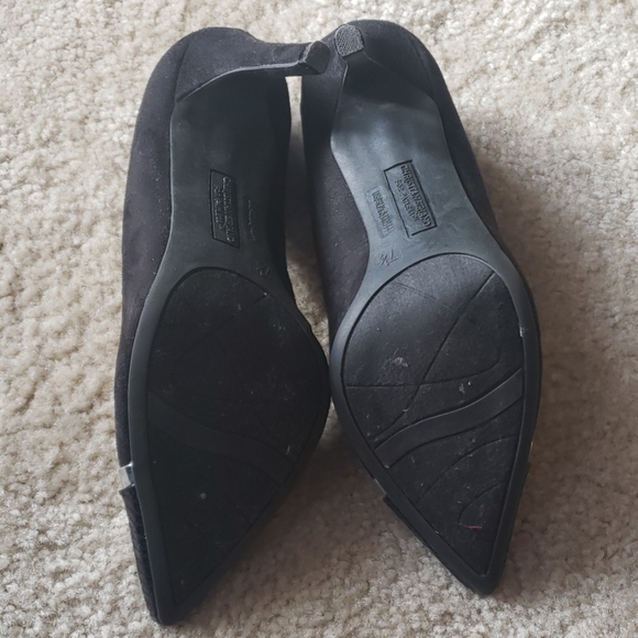 👠 Black/Silver Christian Siriano, NWOT!!4 in heel - Picture 4 of 8